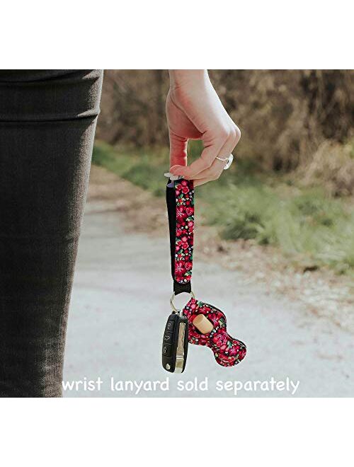 Chapstick Holder Keychain, New Cute Design Neoprene Lip Balm Keychain Holder