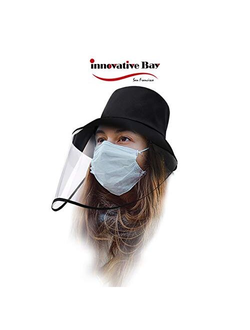 Removable Anti Spitting Protective hat protection hat Face Shield face protection Hat face mask hat Splash Proof Facial Cover Hat Saliva Isolation Hat Anti- UV mask prote