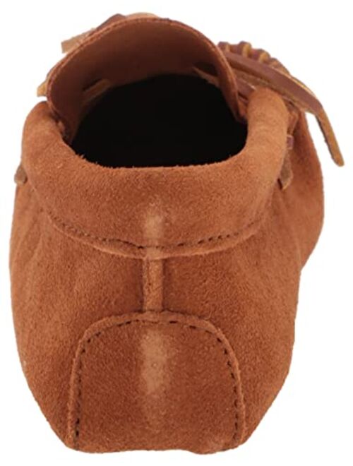 Minnetonka Men's Leather Laced Softsole Moccasin