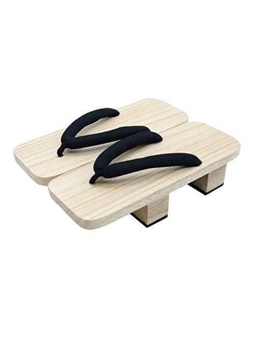 SSJ:Japanese Traditional Shoes Geta [ Mens 9-10 Size ] Wooden Clogs Sandals