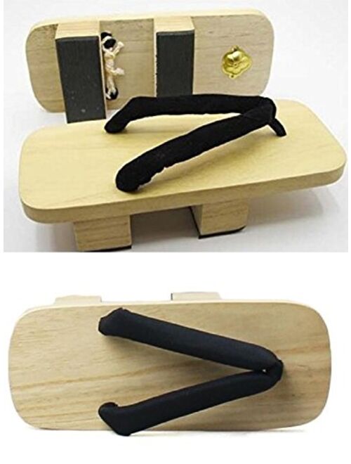 SSJ:Japanese Traditional Shoes Geta [ Mens 9-10 Size ] Wooden Clogs Sandals