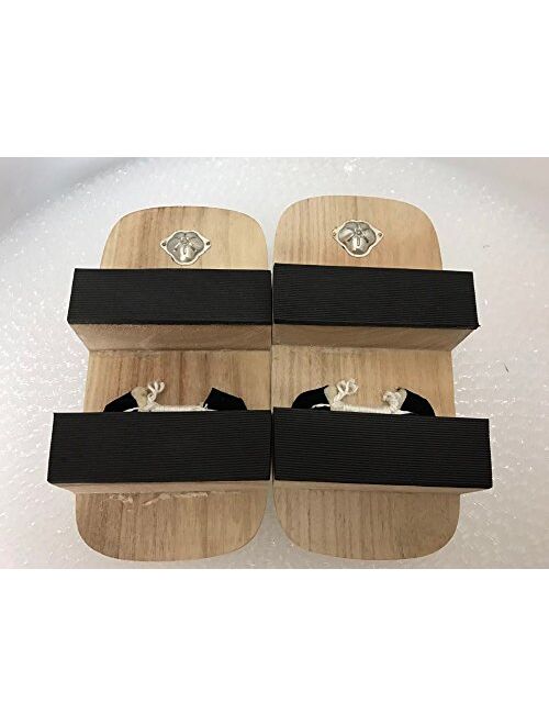 SSJ:Japanese Traditional Shoes Geta [ Mens 9-10 Size ] Wooden Clogs Sandals