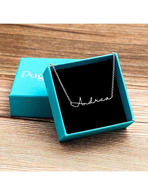 Casa De Novia Custom Personalized Any Name Necklace Stainless Steel Heart Pendant Jewelry Personalized Gift for Women Girl