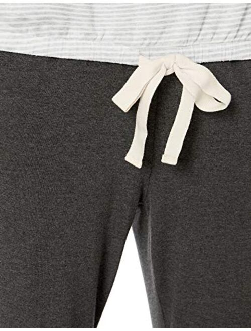Amazon Essentials Women's Lightweight Lounge Terry Short-Sleeve Tie-Waist Shirt
