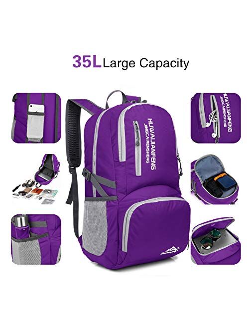 Meetrip 35L Lightweight Backpack Hiking Travel Packable Daypack for Women Men