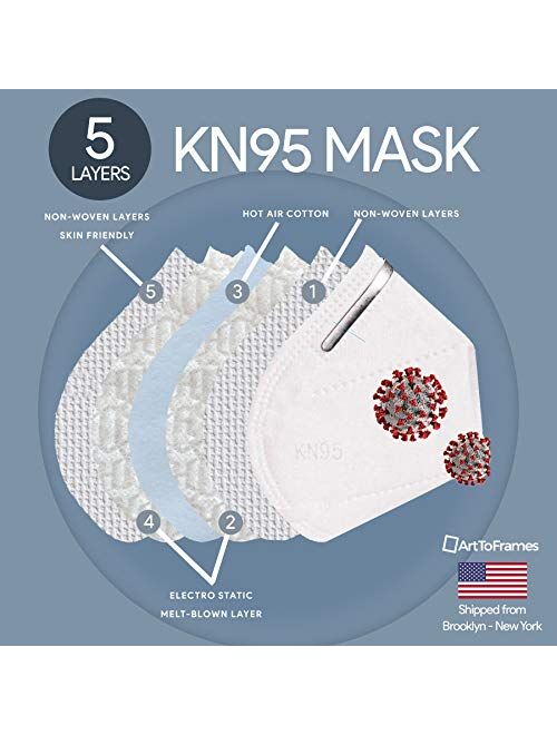 ArtToFrames Protective Face Shield, Fully Transparent Face and Eye Protection from Droplets and Saliva with Reusable Glasses and Replaceable Shield, Anti-Fog (P)