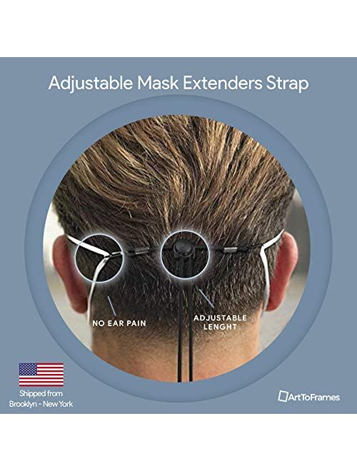 ArtToFrames Protective Face Shield, Fully Transparent Face and Eye Protection from Droplets and Saliva with Reusable Glasses and Replaceable Shield, Anti-Fog (P)