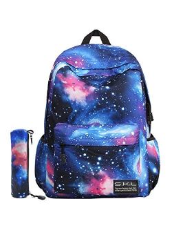 Galaxy Backpack Kids Backpack Boys and Girls Backpack for Elementary School