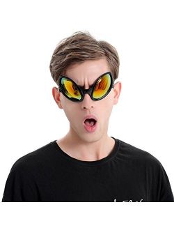 Ocean Line Alien Sunglasses Halloween Party Favors, Novelty Shades, Party Toys, Funny Costume Glasses Accessories for Kids & Adults