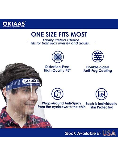 OKIAAS Safety Face Shield