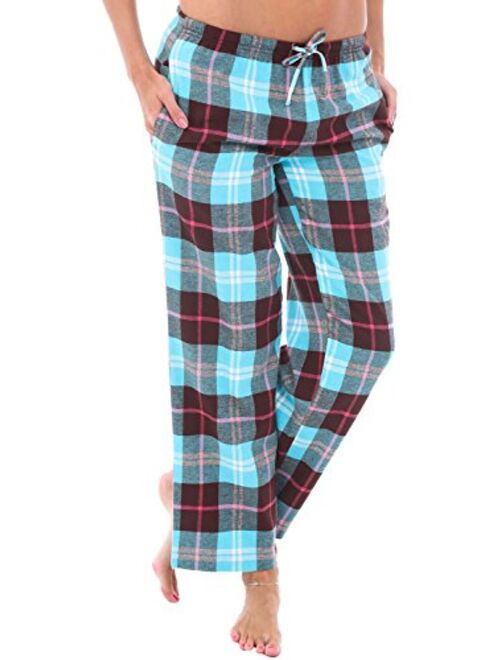 Alexander Del Rossa Women's Flannel Pajama Pants, Long Cotton Pj Bottoms