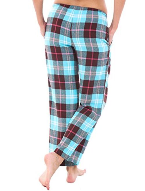 Alexander Del Rossa Women's Flannel Pajama Pants, Long Cotton Pj Bottoms