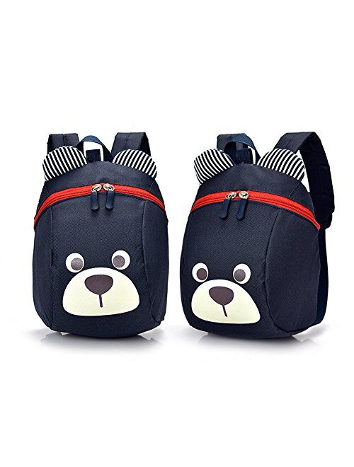 Age 1-2Y Cute Bear Small Toddler Backpack With Leash Children Kids Backpack Bag for Boy Girl