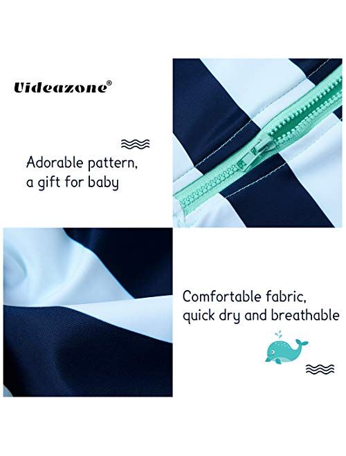 uideazone Baby Toddler Boys Girls Zipper Rash Guard Swimsuit UPF 50+ One Piece Beach Swimwear Bathing Suits 6-36 Months