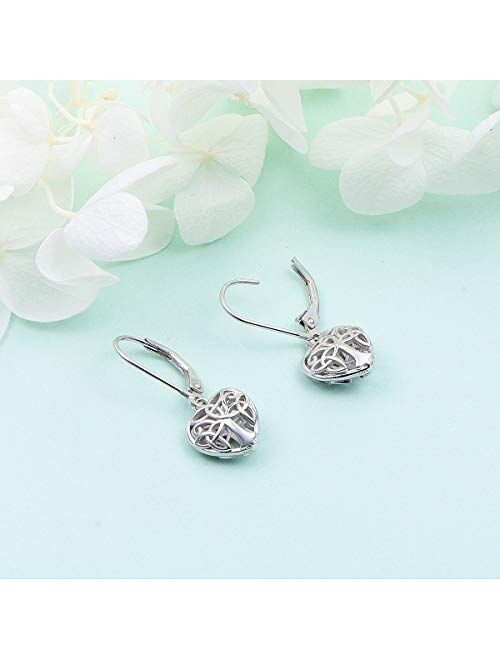 S925 Sterling Silver Dangle Drop Stud Earrings for Women Teen Girl