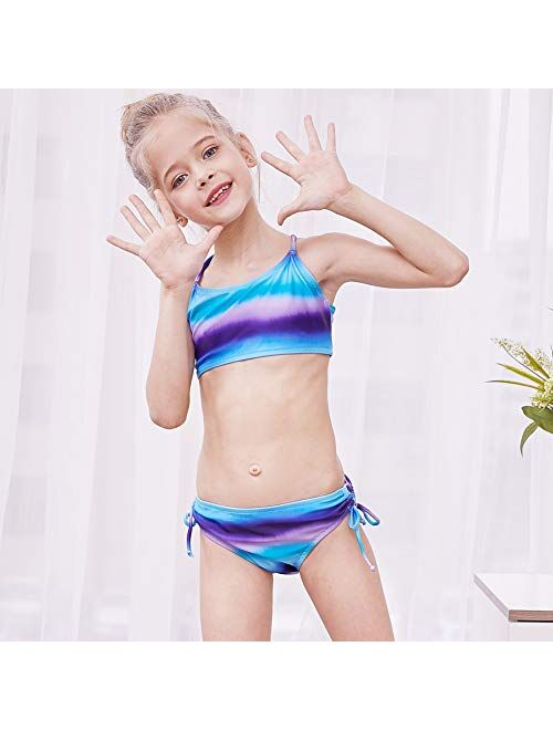 Play Tailor Girls Bikini Swimsuit Kids Bathing Suit 2 Pcs Set Swimwear