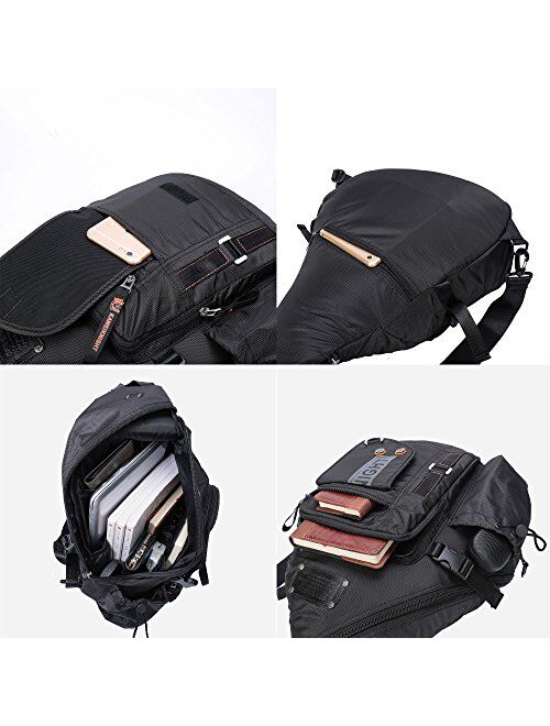 Large Sling Backpack, Sling Chest Bag Shoulder Crossbody Daypacks Fits 14.1-Inch Laptop Bookbag for Travel Outdoor Men Women