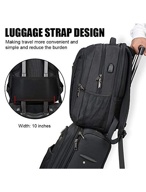 Travel Laptop Backpack College School bag Casual Daypack with USB Charging Port