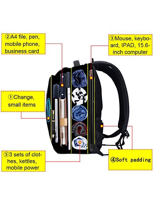 Travel Laptop Backpack College School bag Casual Daypack with USB Charging Port