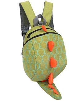 ZHUANNIAN Kids Toddlers Dinosaur Backpack with Safety Leash for Boys Girls