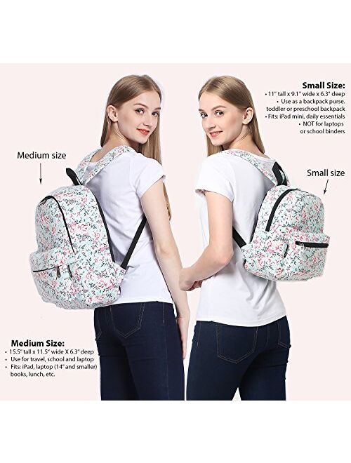 Lily & Drew Lightweight Travel Backpack for Women and Teens