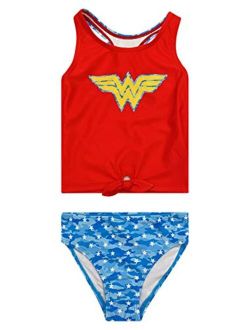 Dreamwave Girls' Authentic Character Two Piece Swimsuit UPF 50