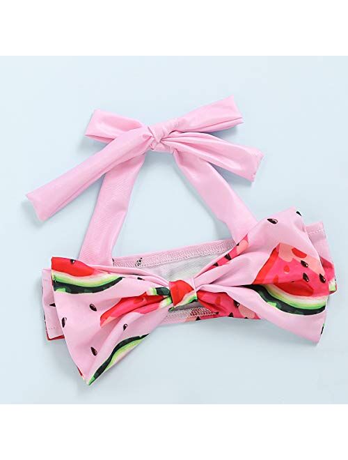 Baby Girl Babies Swimwear Tassels Floral Pinapple Bowknot Swimsuit Bathing Suit Bikini Set Outfits Summer