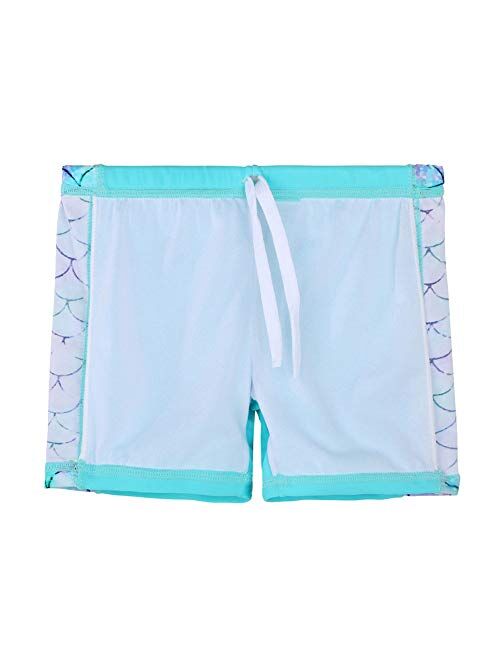 TFJH E Girls Swimsuit UPF 50+ UV Kids Two Piece Swimwear Sunsuit 2-6 Years