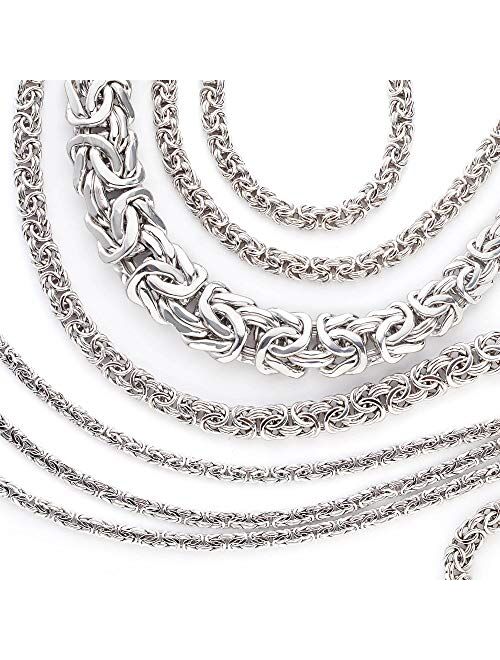 Ross-Simons Sterling Silver Classic Byzantine Necklace