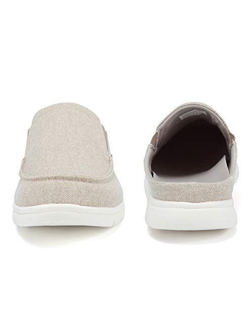 FANTURE Men Loafer Slip On Sneakers Casual Comfort Lightweight Travel Stretch Canvas Shoes -U419XXXME001