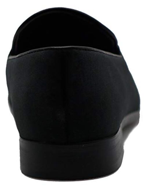 SPK03 Men's Vintage Plain Velvet Dress Loafers Slip On Shoes Classic Tuxedo Dress Shoes