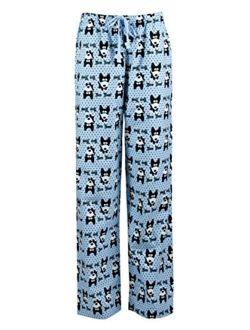 Leisureland Women's Pure Cotton Flannel Pajama Lounge Bottoms