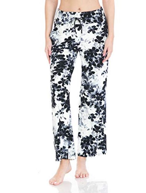 Leggings Depot Womens Comfortable Casual Print Pajama Lounge Pants BAT1 