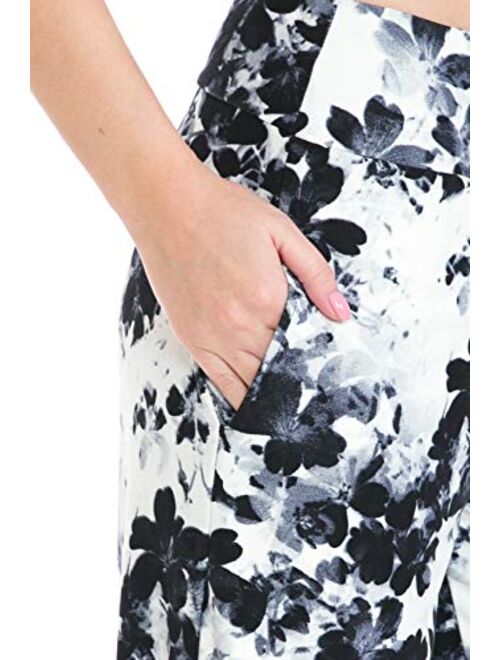 Leggings Depot Women's Comfortable Casual Print Pajama Lounge Pants BAT1