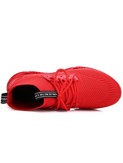 Ezkrwxn Men's Balenciaga Look Sneakers Sport Athletic Tennis Walking Shoes