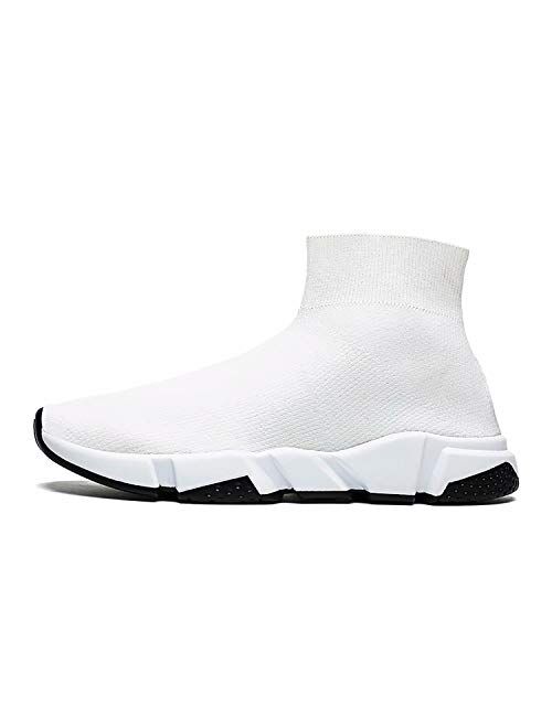Wrezatro Mens Sock Shoes Running Sneakers Lightweight Breathable Balenciaga Look Casual Sports Fashion Walking Shoes