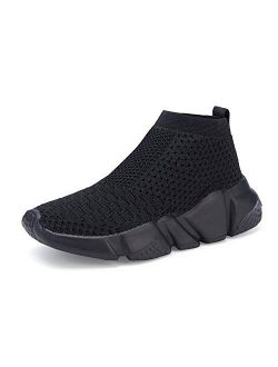 CHUI Boys Girls Breathable Balenciaga Look Sneakers Mesh Lightweight Easy Walk Casual Slip-On Athletic Running Walking Shoes (Little Kid/Big Kid)