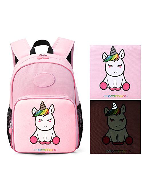 mommore Cute Unicorn Kids Backpack Preschool Toddler Backpack for 3-7 Years Old Boys/Girls