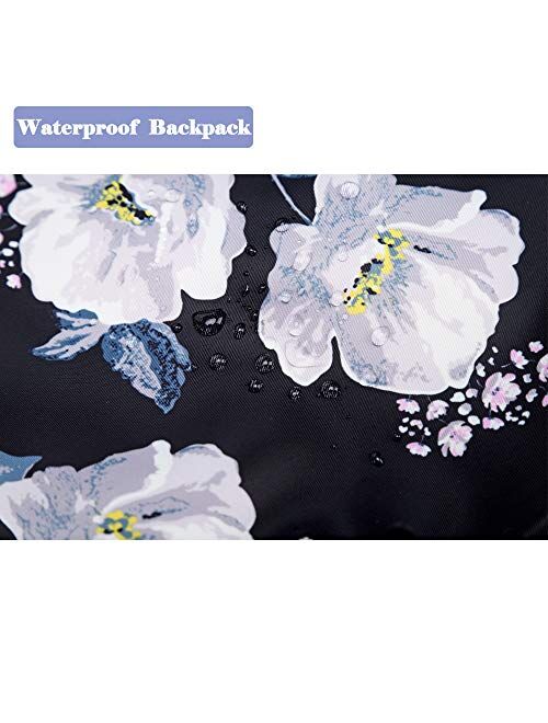 Lmeison Backpack Set, Canvas Girls Bookbag 15" Laptop Backpack