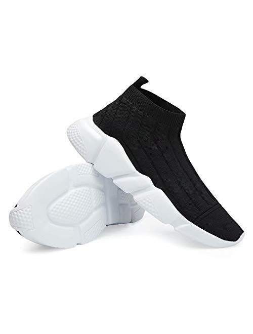Voxge Men's and Women's Balenciaga Look Sock Sneakers Lightweight Breathable Athletic Running Shoes Fashion Tennis Sport Walking Shoes