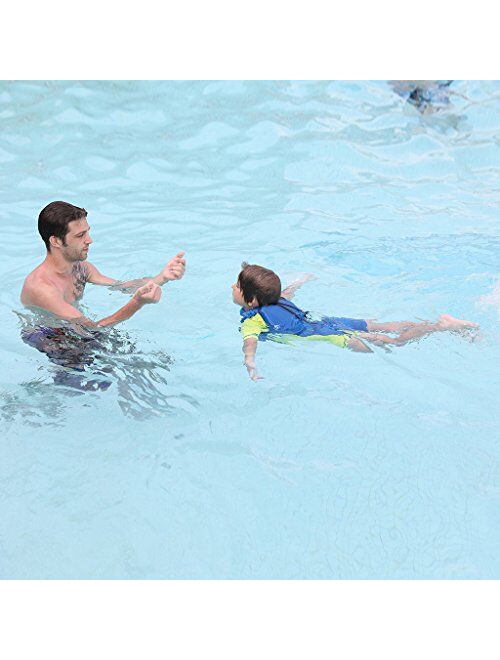 ARAUS Baby Swimwear Girl Boy One Piece Floating Buoyancy Swimsuit Float Suit 1-5 Years