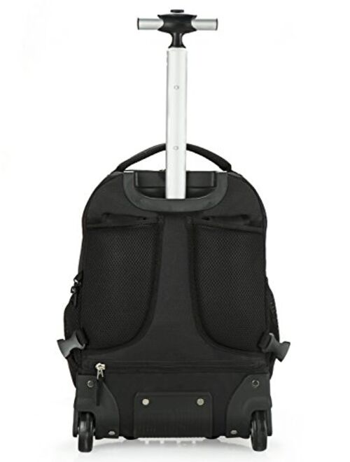 Tilami Kids Rolling Backpack 18 inch Boys and Girls Laptop Backpack