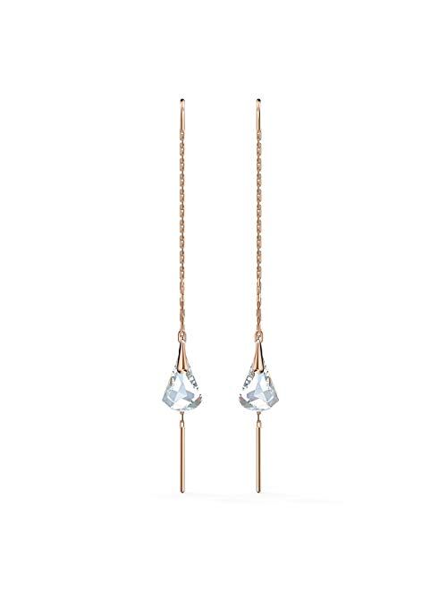 SWAROVSKI Women's Spirit Necklace & Earrings Clear White Brilliant Faceted Crystal Jewelry Collection
