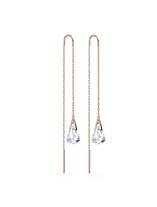 SWAROVSKI Women's Spirit Necklace & Earrings Clear White Brilliant Faceted Crystal Jewelry Collection