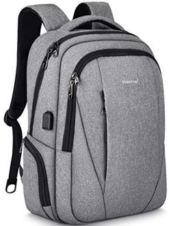 Tigernu Laptop Backpack with USB Charging Port for Men Women 15.6 inch MacBook