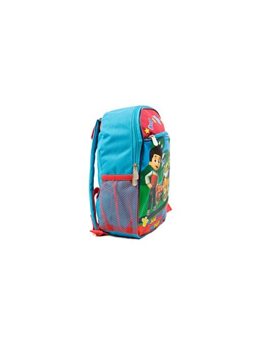 Nickelodeon Paw Patrol 12" Toddler Backpack with 8 Paw Patrol Characters Pictured On Front