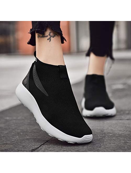 Zuwoigo Balenciaga Look Walking Shoes Casual Knit Slip-on Mesh Sneakers