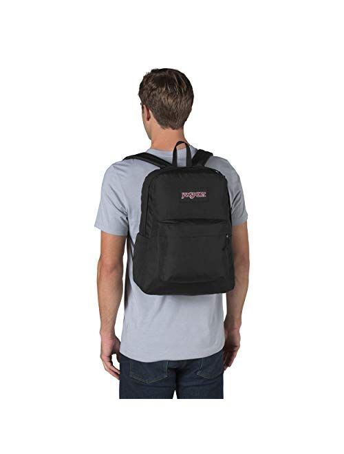 JanSport SuperBreak Backpack - School, Travel, or Work Bookbag with Water Bottle Pocket