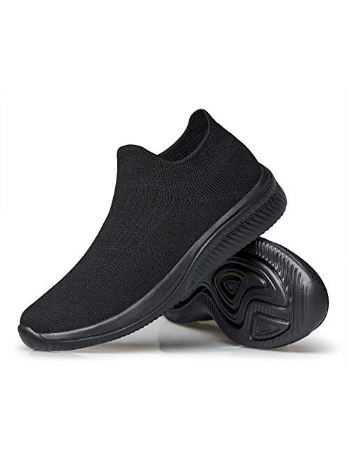 vibdiv Womens Walking Shoes Sock Sneakers Balenciaga Look Slip-on Lightweight Comfortable Breathable