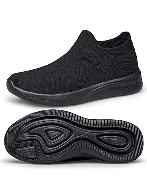 vibdiv Womens Walking Shoes Sock Sneakers Balenciaga Look Slip-on Lightweight Comfortable Breathable